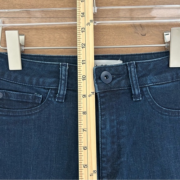 DL1961 No. 2 Trimtone Skinny Ankle Jeans Denim Pants High Rise Dark Blue Size 27 - Picture 8 of 14
